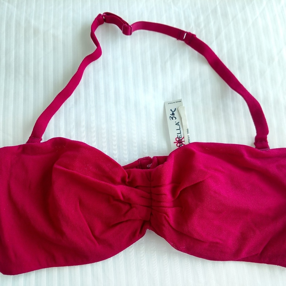 New Cosabella Size 36C Bandeau Bra Grenadine